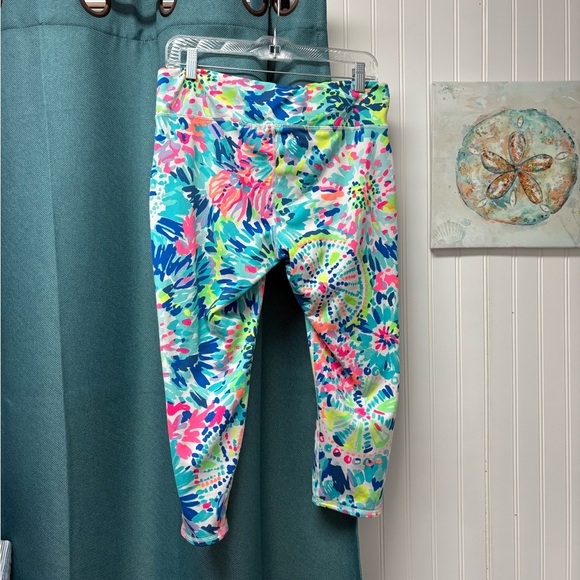 Lilly Pulitzer Luxletic Multi Color Leggings Size XL - Picture 2 of 6
